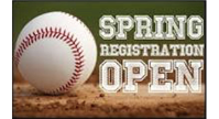 Baseball Registration now open!